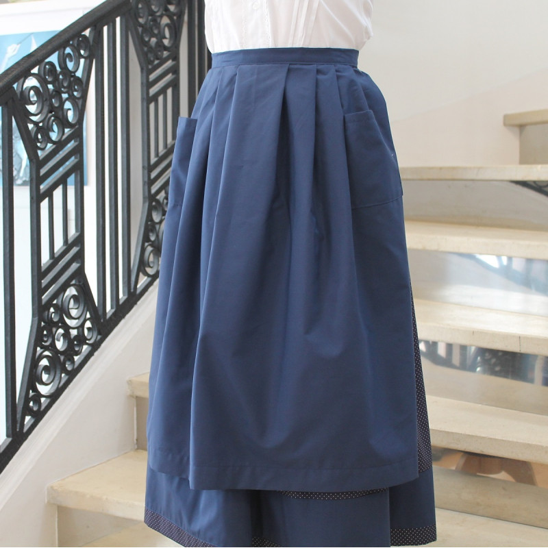 Tablier bleu T12