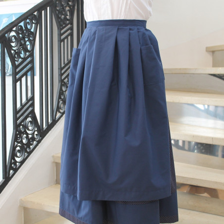 Tablier bleu T12