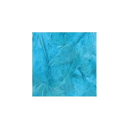 BOLSA 25 GRAMMES PLUMAS TURQUESA