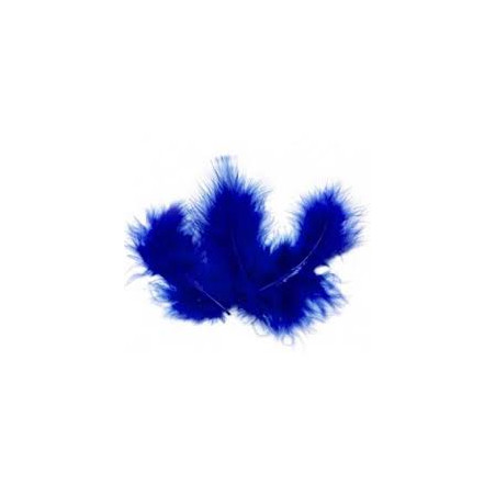 BOLSA DE 25 GRAMOS PLUMAS AZULES