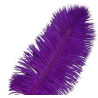PLUMA DE AVESTRUZ VIOLETA 45CM