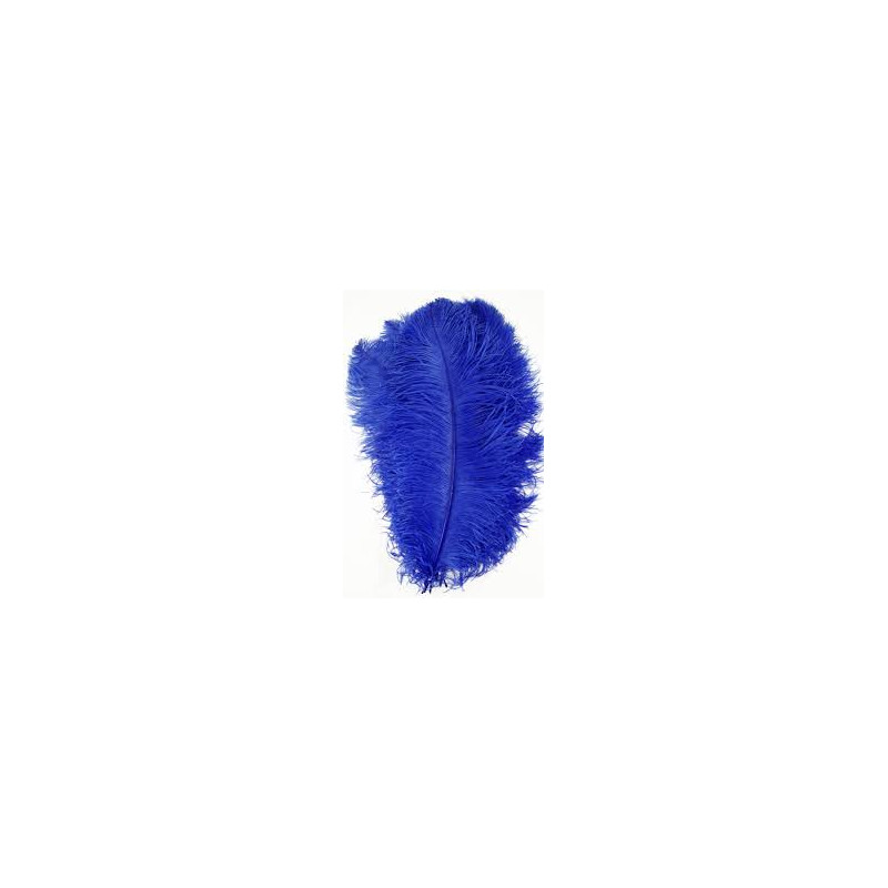 PLUME BLEUE 25CM