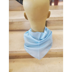 FOULARD POLYAMIDE BLEU CIEL