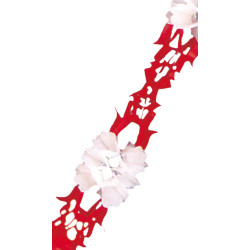 GUIRLANDE ROUGE BLANC