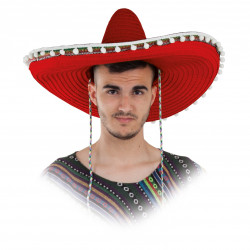 Sombrero Mejicano rojo