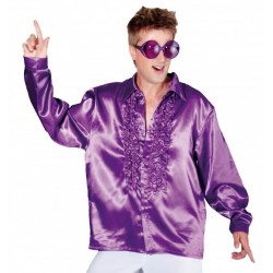 Camisa disco violeta