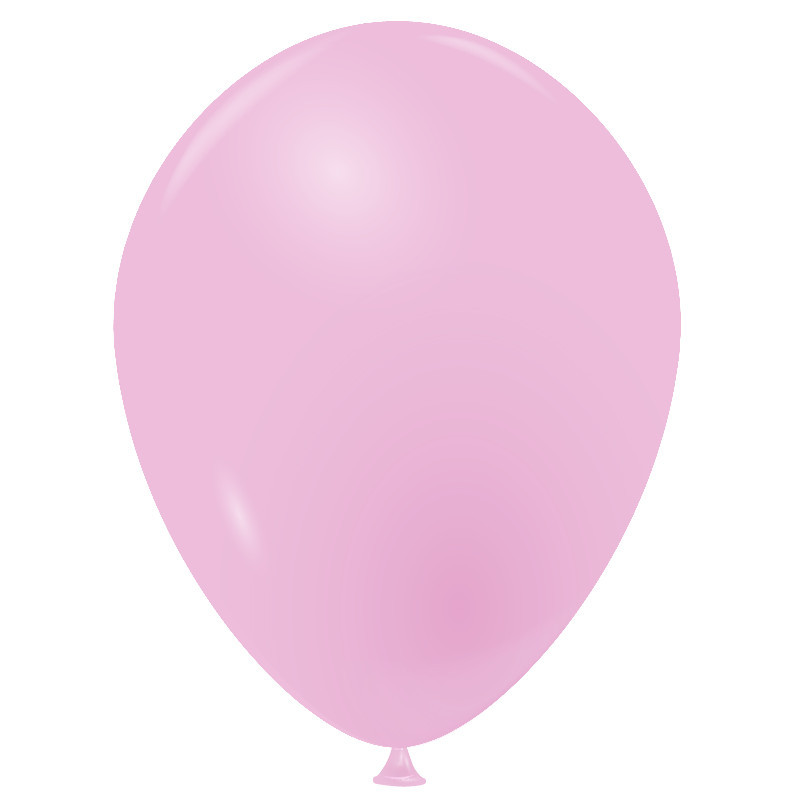 10 Ballons rose bébé