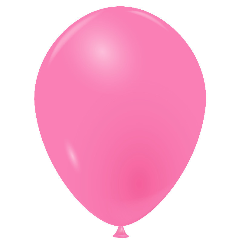 10 Ballons rose bonbon