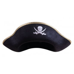 Chapeau pirate noir