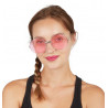Gafas hippie rosas