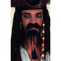 Set moustache pirate
