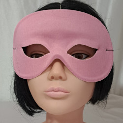 Mascara antifaz rosa palido