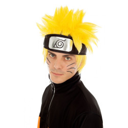 Perruque Naruto Uzumaki jaune