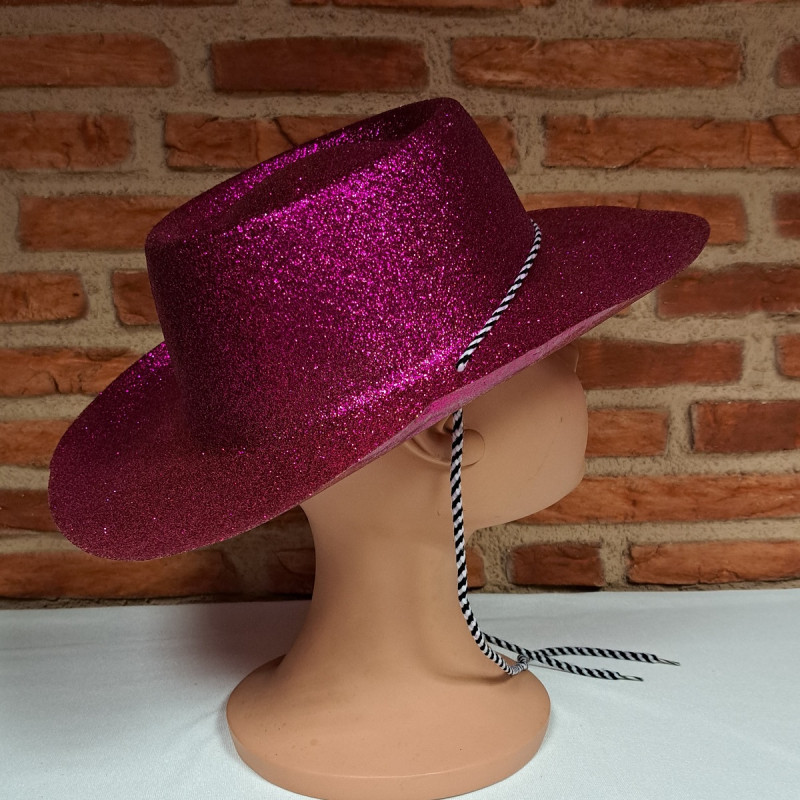 Sombrero vaquero rosa