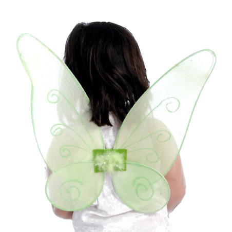 Alas de mariposa verdes