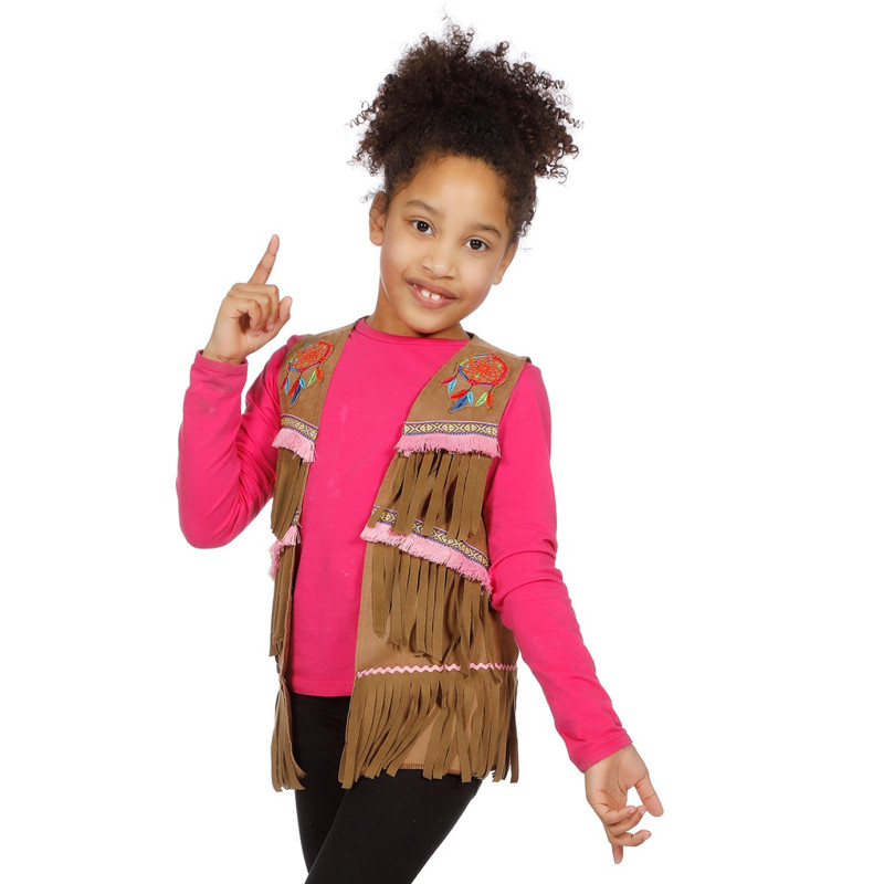 Gilet indienne hippie taille 6-8 ans