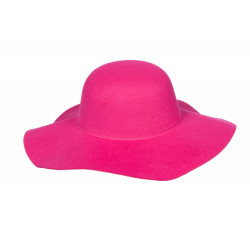 Sombrero hippie rosa