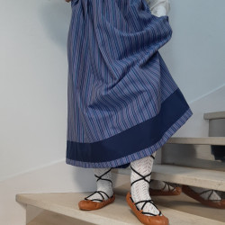 Falda de rayas azules 14 38/40