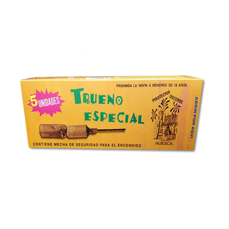 Trueno de mano especial