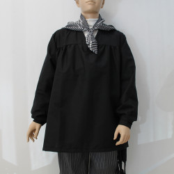Txamarra blusa negra T6 años
