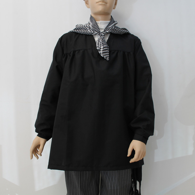 Txamarra blusa negra T6 años